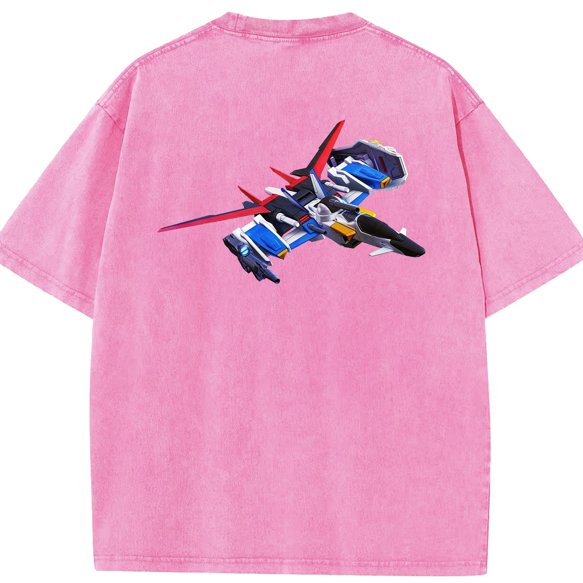 （画像用） 機動戦士ガンダム Mobile Suit Gundam 綿100% ヴィンテージ風 半袖Tシャツ（背面プリント）